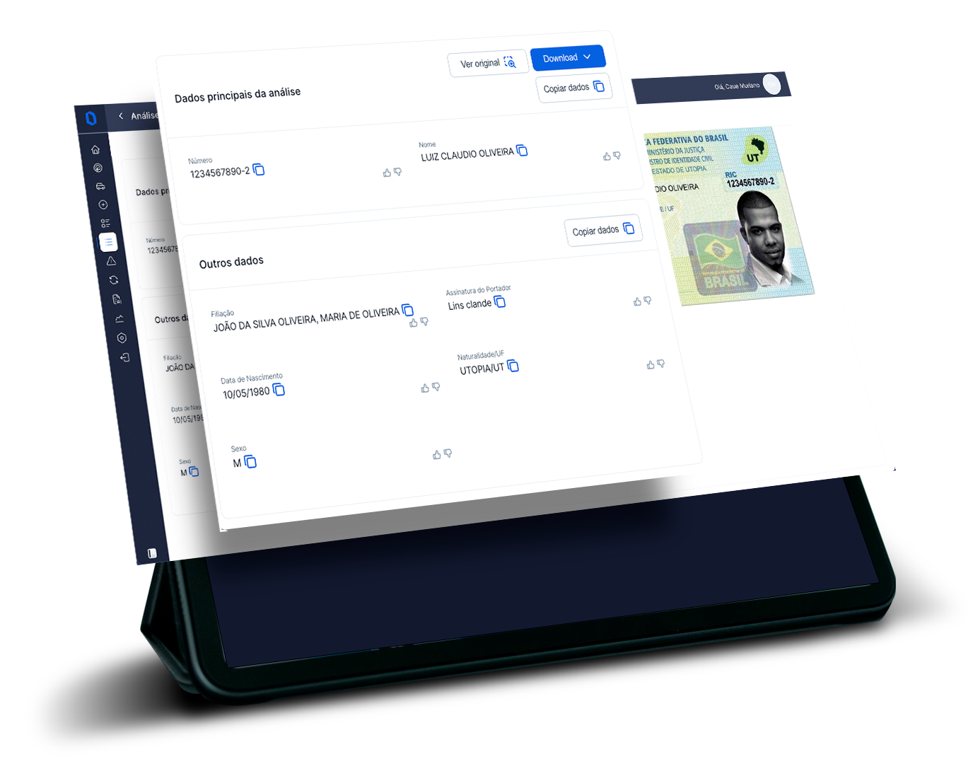 Extração automatizada de dados de documentos
