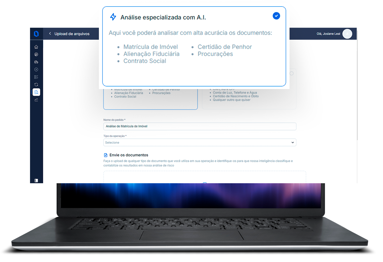 Análise especializada de documentos com inteligência artificial