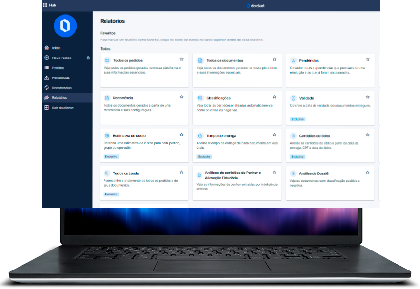 Soluções | Docket